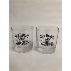 Jack Daniel's Tennessee Honey Signature Rocks Glass - Set of 2